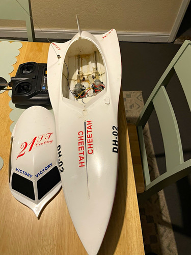 Vintage electric boat - vintage,