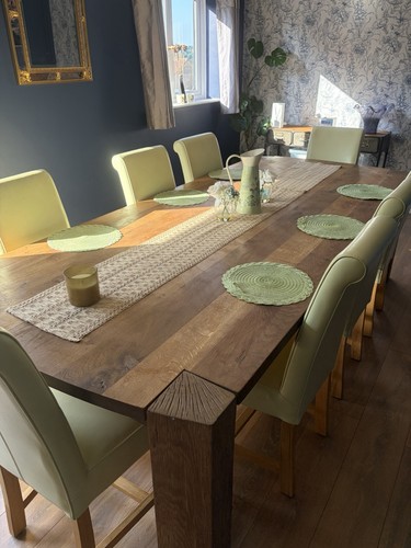 Oak table chairs from - table,