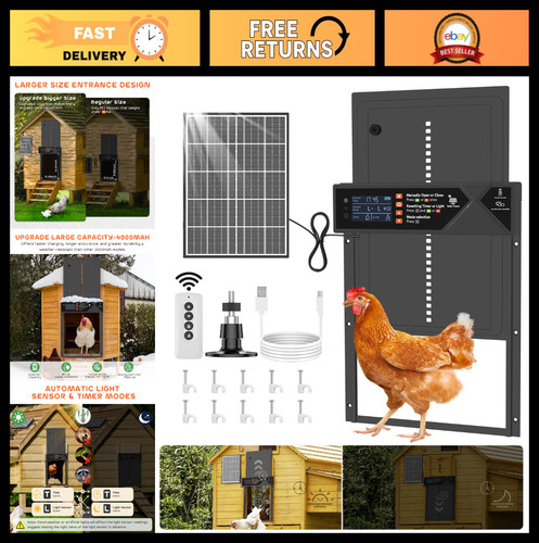Large solar powered automatic - solar-powered,