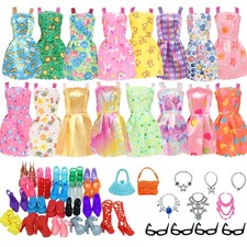 32pcs barbie doll clothes - 32pcs,