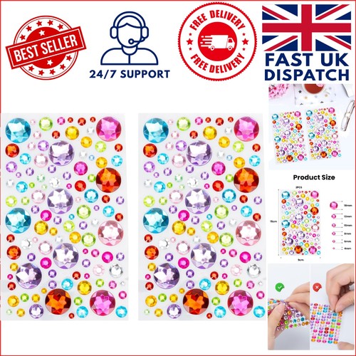 Self adhesive gem stickers - stickers, 2
