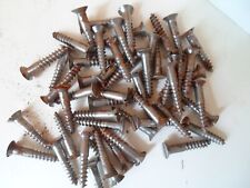 Extra Large Traditional Steel Slotted Wood Screws 2" x 20's { M10 x 50) Singles