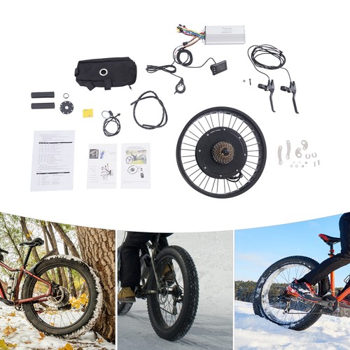 48v fat tire bike - e-bike, rear