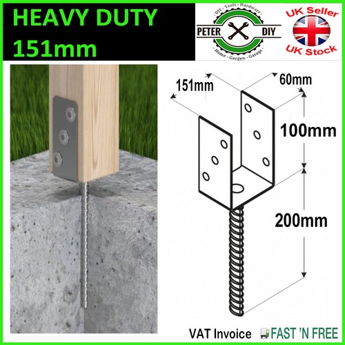 Heavy duty galvanised u - heavy, ("u"