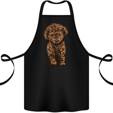 Dogs Cute Labradoodle Puppy Cotton Apron 100% Organic