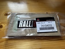 Genuine Mitsubishi Ralliart Badge. 7415A033
