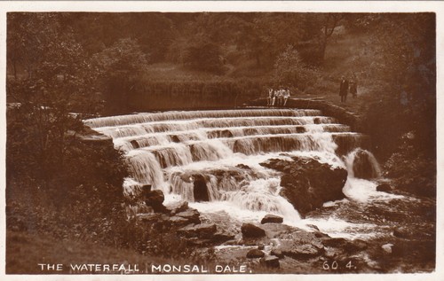The waterfall monsal dale - waterfall,,