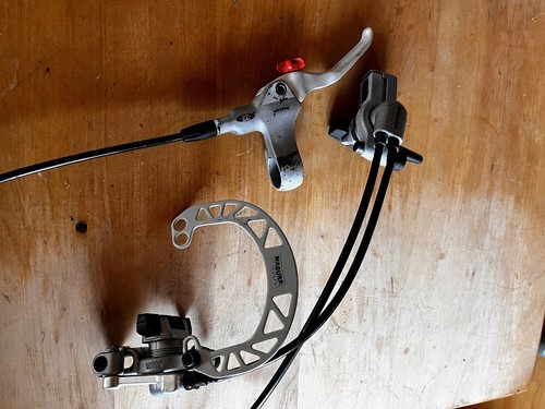 Magura hs33 silver complete - silver,