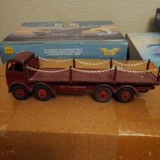 DINKY SUPER TOYS  FODEN FLAT TRUCK with CHAINS, Maroon (1950s) UK Buyers only 2.