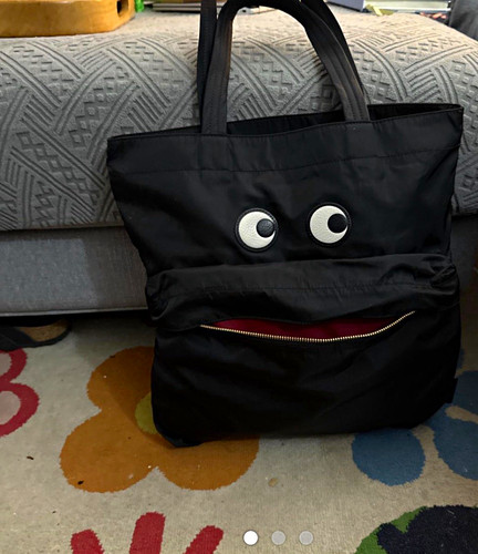 Anya hindmarch black nylon - hindmarch,