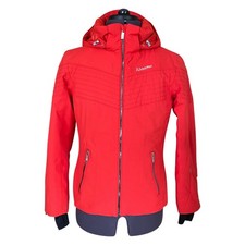 Schoffel Luserna Red Ski Jacket Ladies UK10 EU36 Waterproof Insulated Hooded