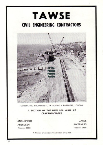 Original 1968 advert for - , tawse