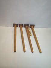 MCM 60s Mid Century Table Legs & Brackets 47cm Tall