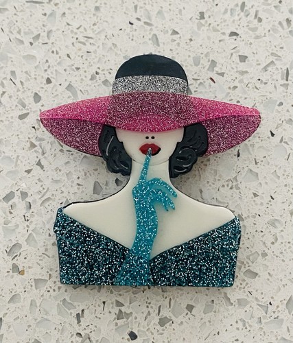 Art deco style lady with - art,
