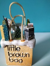 Bloomingdale's The Little Brown Bag Christmas Tree Ornament With Mini Globe