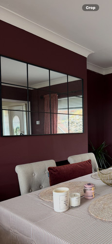 Habitat black window wall