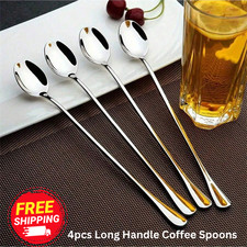4pcs Long Handle Coffee Spoons