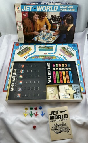 1975 jet world - world, board