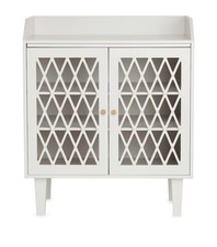 Baby Changer Extendable Top And Raised Sides With Doors And Shelf