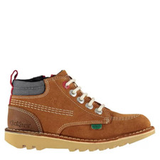 RRP £53. All sizes! Kickers High Hi Stroll Kids Chukka Honey Boots Shoes, Hiking