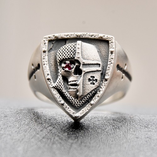Knights templar ring - ring, sterling