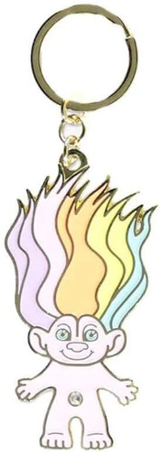 Trolls metal keychain - trolls,
