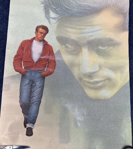 James dean vintage poster 1985 - james,