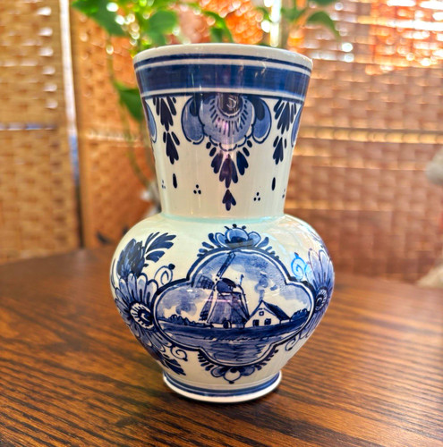Delfts blauw hand painted blue - blauw,