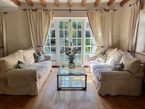 Pair seater sofas - of,