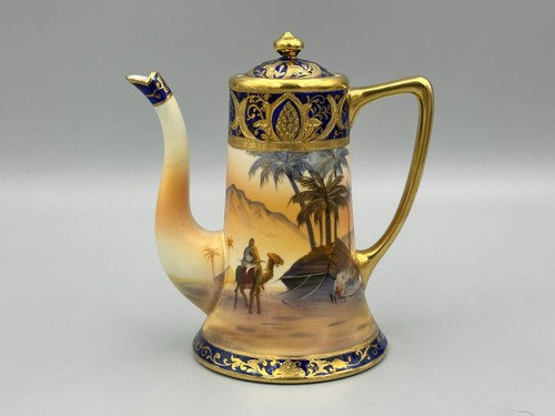 Noritake man camel scene - noritake,