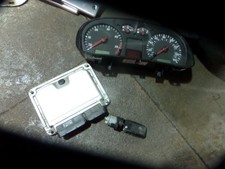 MK4 GOLF GT TDI ECU KIT CLOCKS KEY IGNITION BARREL 038906019HJ 1J0920926C PD130