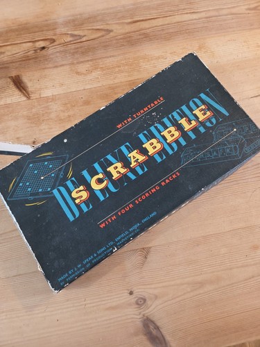 Scrabble deluxe edition - edition, 1958