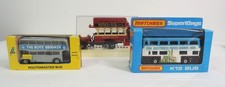 Matchbox, Budgie & Corgi. Die Cast buses. Boxed.  Thames Hospice