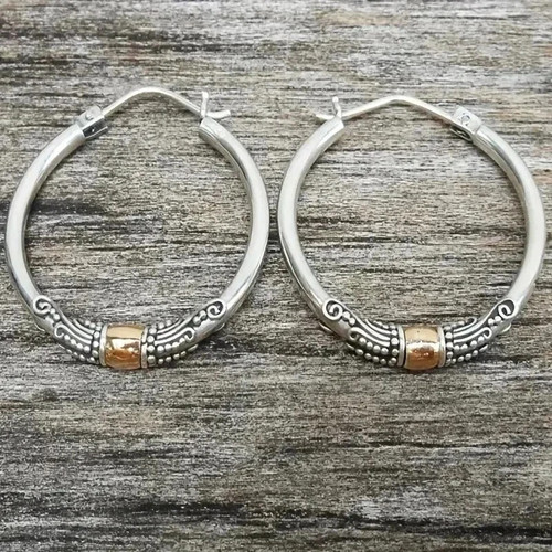 Brighton beach hoop - brighton, earrings..