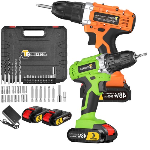 Battery 48v cordless drill - 2,