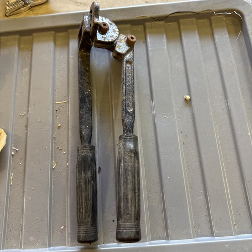 Vintage cast parker pipe - cast,