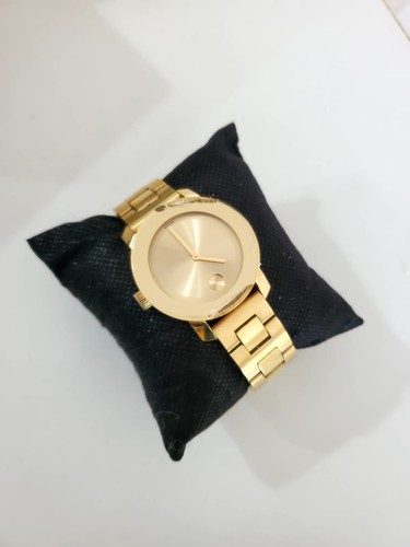 Movado bold gold tone watch - bold, w/