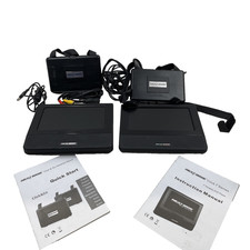 Nextbase Click 7 Portable in Car DVD Player & Headrest Mounts in Case - Untested