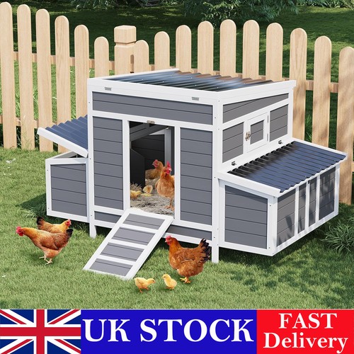 Large wooden chicken coop - large,