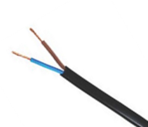 Black flat lighting cable flex - black,