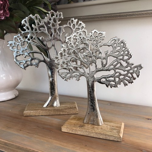 Tree life ornament silver - ornament,