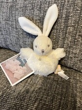 Kaloo Pompons Mini Bunny Rabbit Cream Super Soft Toy Plush Cute New