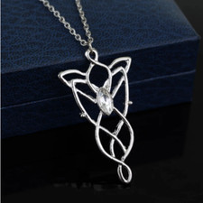 CELTIC EVENSTAR Necklace Pendant Hobbit LOTR Arwen ELVISH Lord of the Rings 