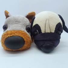 Large The Dog Artlist Collection x2 Plush Soft Toys 10"