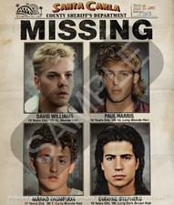 Lost Boys Missing A4 Poster