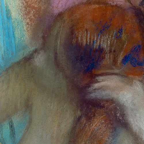 Art print degas woman - woman, combing