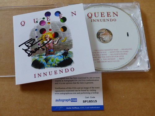 Queen john deacon signed - john,