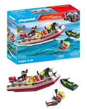 Playmobil Fireboat with Aqua