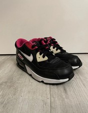 Nike Air Max Kids Size UK 1 Pink/ Black / White Old Style Shoes