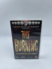 The Burning VHS VIPCO Big Box Ultimate Full Uncut Previously Banned Rare PAL